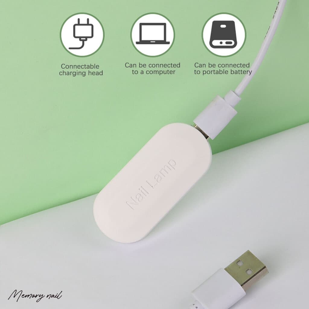 เครื่องอบเล็บเจลmini แห้งเร็ว ไม่ทำให้มือดำ 6wไฟLED การเหนี่ยวนำ ในไทย รูปที่ 8
