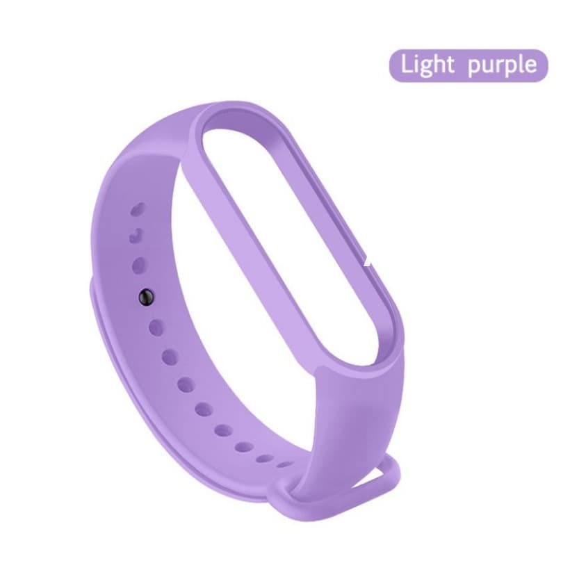 สายนาฬิกาข้อมือ ซิลิโคน โพลีโครเมี่ยม อุปกรณ์เสริม สําหรับ Xiaomi Mi Band 7 6 5 4 3 MiBand 3/4 Band5 Band6 รูปที่ 8