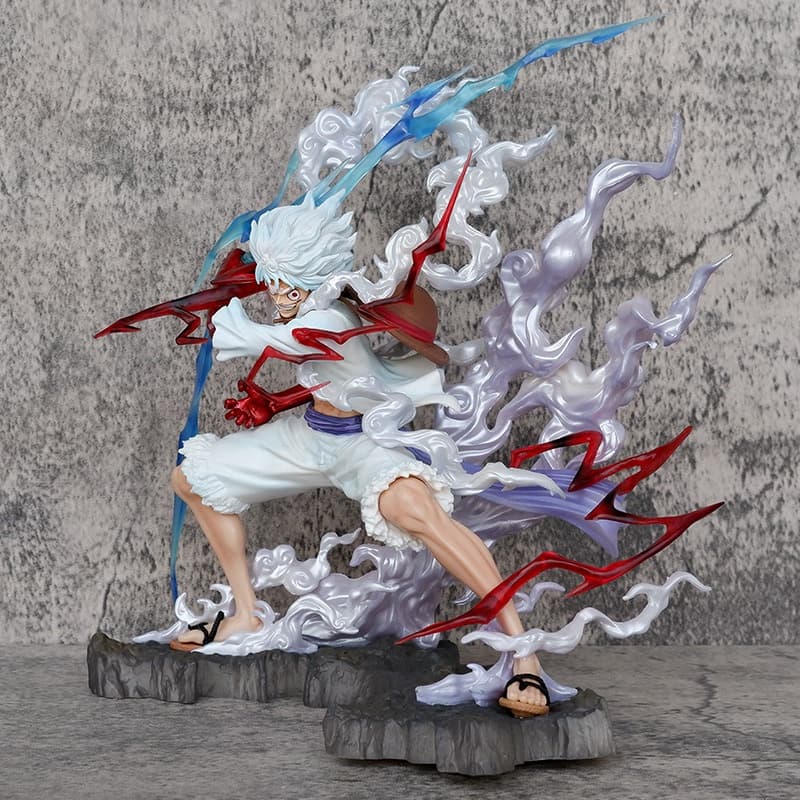 จัดส่งจากประเทศไทย โมเดลฟิกเกอร์ อนิเมะ One Piece Gear 5 Luffy Sun God Nika 5th 21 ซม. ของขวัญ สําหรับตกแต่งบ้าน รถยนต์ รูปที่ 8