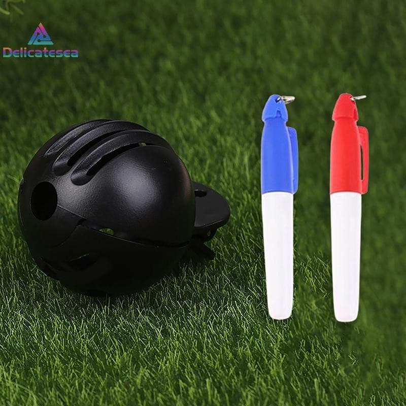 1 ชุด Golf Marker เครื่องมือมือพร้อมปากกา Golfing Marker เครื่องมือชุดจัดตําแหน่งพร้อมปากกามาร์กเกอร์ลูกกอล์ฟวาดสายเครื่องมือใหม่ รูปที่ 8