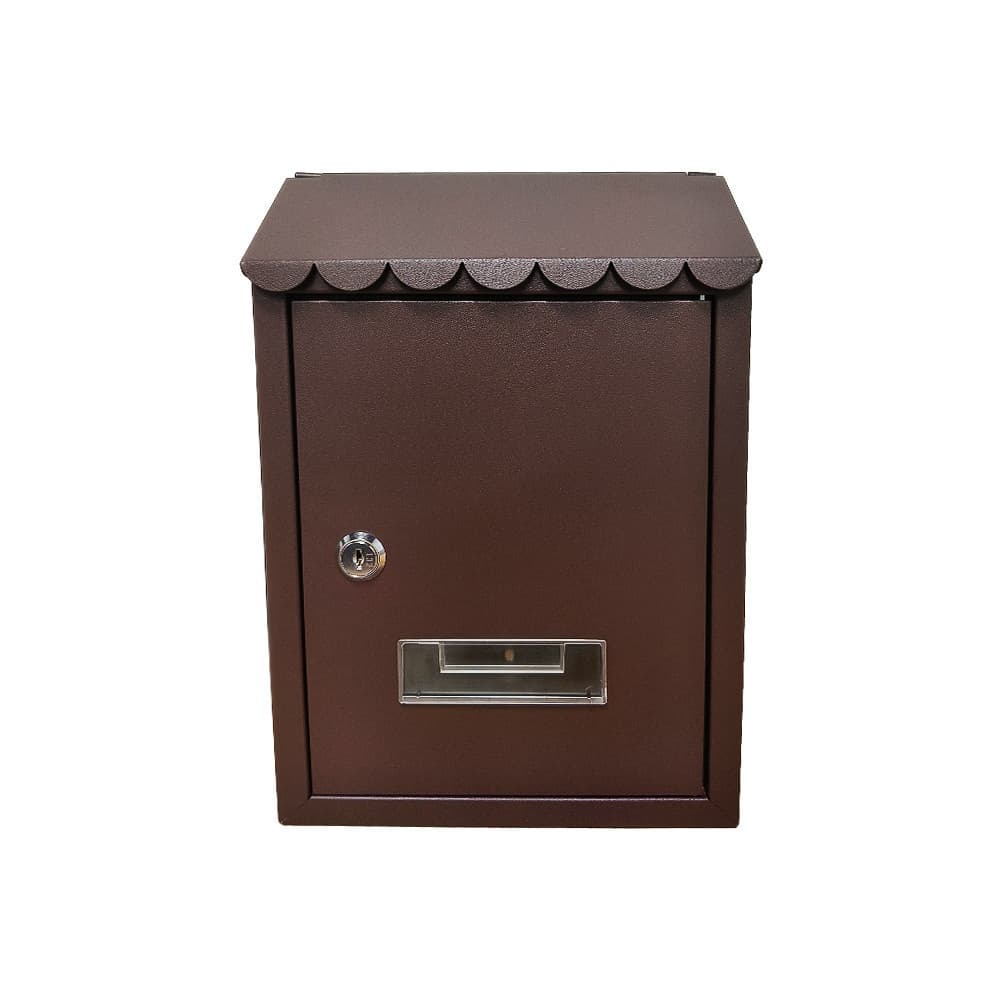 GlobalHouse HATO ตู้จดหมาย รุ่น BROOK-03 ขนาด 7x21x30 ซม.น้ำตาล สินค้าของแท้คุณภาพดี รูปที่ 1