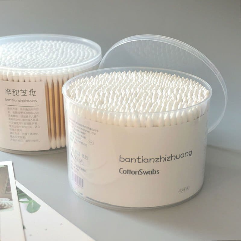 สำลีก้าน Cotton Bud 250 ก้าน หัวคู่ 2 ด้าน ใช้งานได้หลากหลาย พร้อมกล่องเก็บ กันฝุ่น นุ่ม ปลอดภัย รูปที่ 6