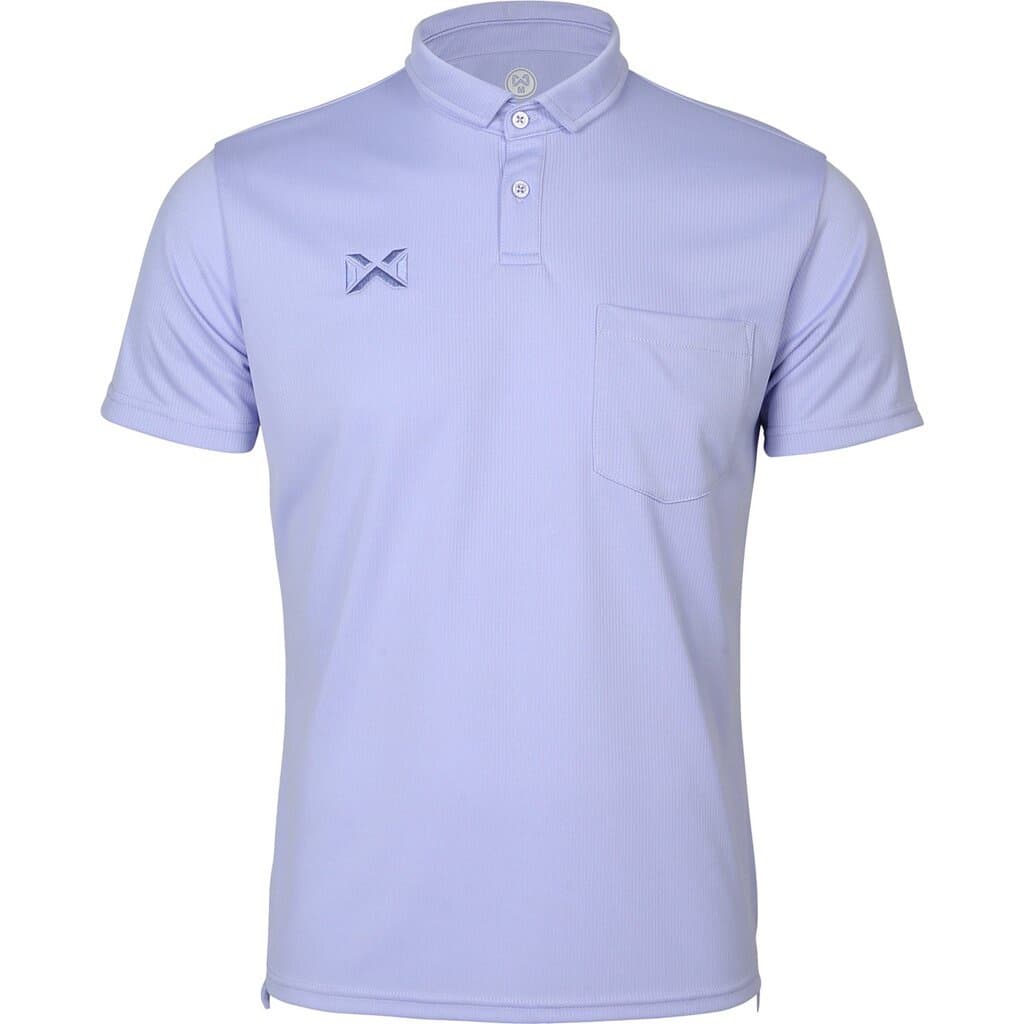 WARRIX รุ่น PIQUE PLUS มีกระเป๋าอกเสื้อ เสื้อโปโลวอริกซ์สีล้วน รูปที่ 5