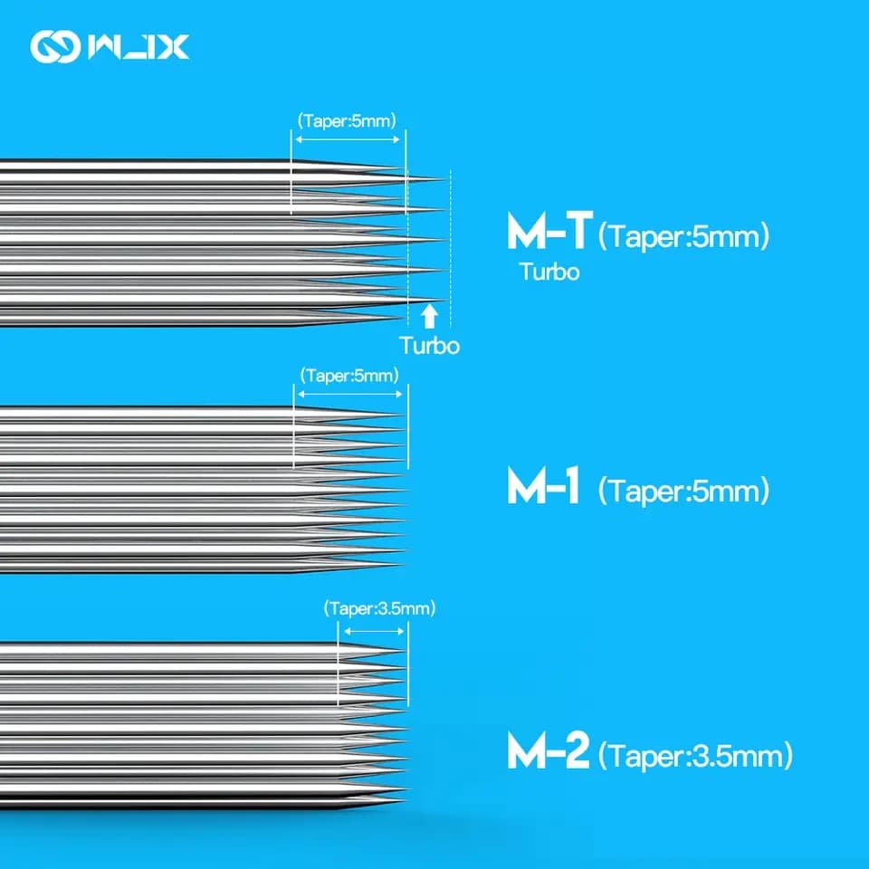 Wjx กล่องสัก 20 เข็ม 0.25 มม. 0.3 มม. rl rs rm ทนทานเป็นพิเศษ รูปที่ 7