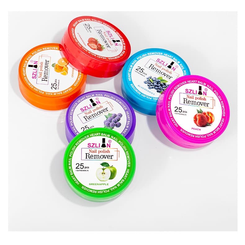 น้ำยาล้างสีทาเล็บ ยาล้างสีทาเล็บ แบบตลับ 25แผ่น คละกลิ่น รูปที่ 3