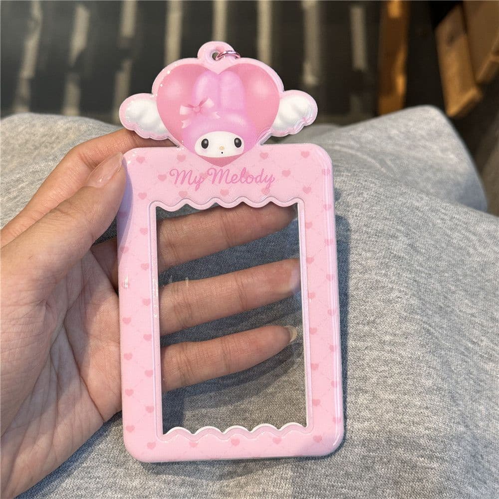 จี้ PVC รูปหัวใจน่ารัก ขนาด 10 ซม. สําหรับใส่บัตรอาหาร โฟโต้การ์ด รูปที่ 4