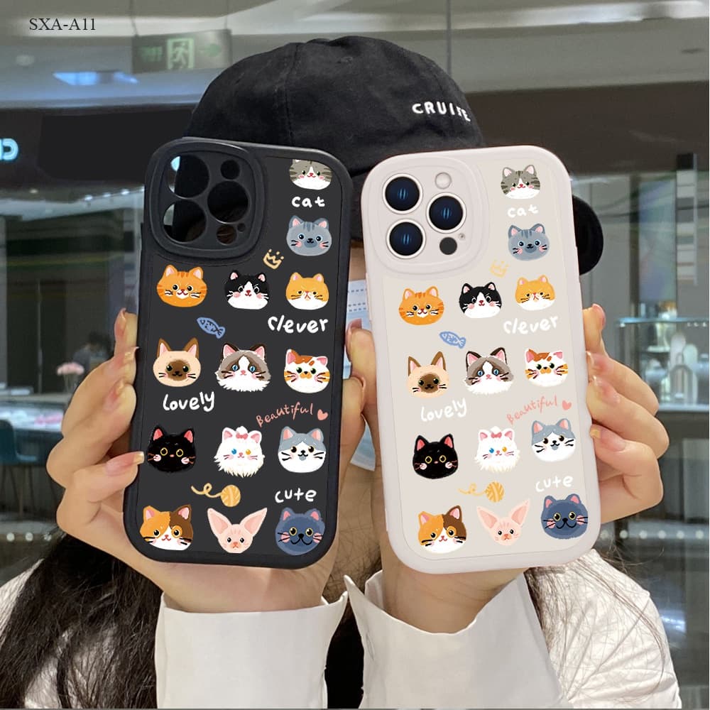 Samsung Galaxy A54 A15 A22 A34 A05S A05 A03 A14 A73 A11 A12 A13 A23 A51 A71 A52 A50 A50S A53 A03S A04 4G 5G Animal เคส รูปที่ 1