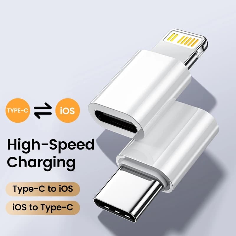 อะแดปเตอร์แปลง USB C เป็น Light OTG สําหรับ lOS ตัวผู้ เป็น Type C ตัวเมีย ชาร์จเร็ว รูปที่ 1