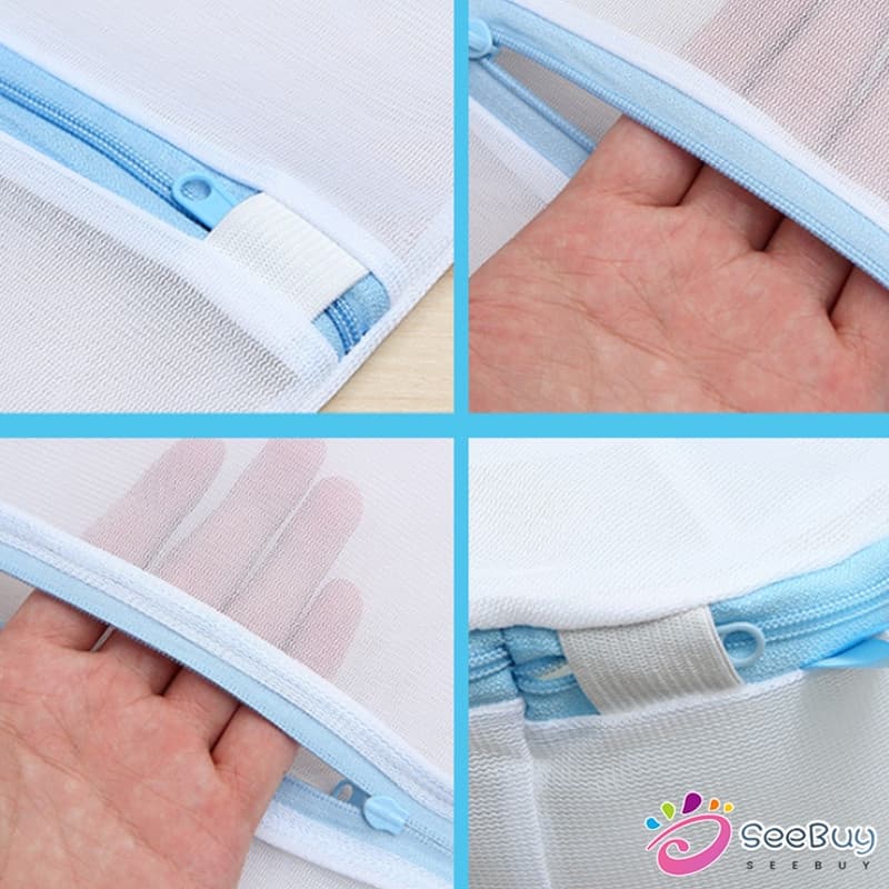 SUY ถุงซักผ้า เนื้อละเอียด ถุงซักถนอมผ้า laundry bag รูปที่ 6