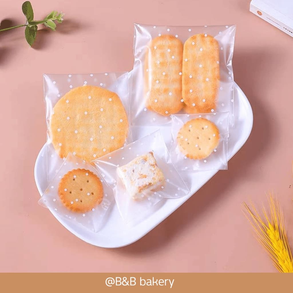 BB ถุงฝากาวขนาด 7x7+3 cm,10x10+3 cm , 8x10+3 cm. ถุงใส่ขนม คุกกี้ บิสกิต รูปที่ 2