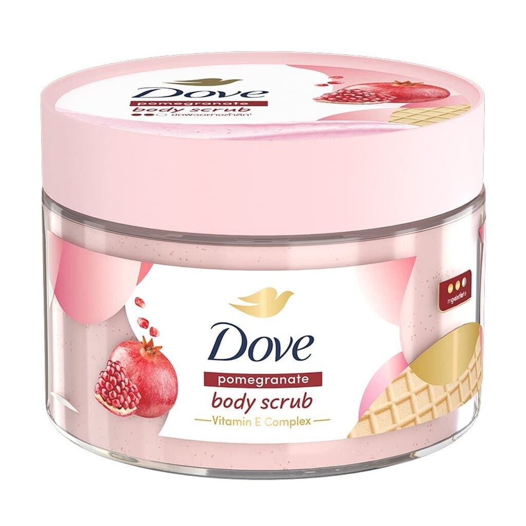 Dove โดฟ บอดี้ สครับ พอมมากราเนท 280 กรัม สครับ ขัดผิวกาย เนียนนุ่ม รูปที่ 3