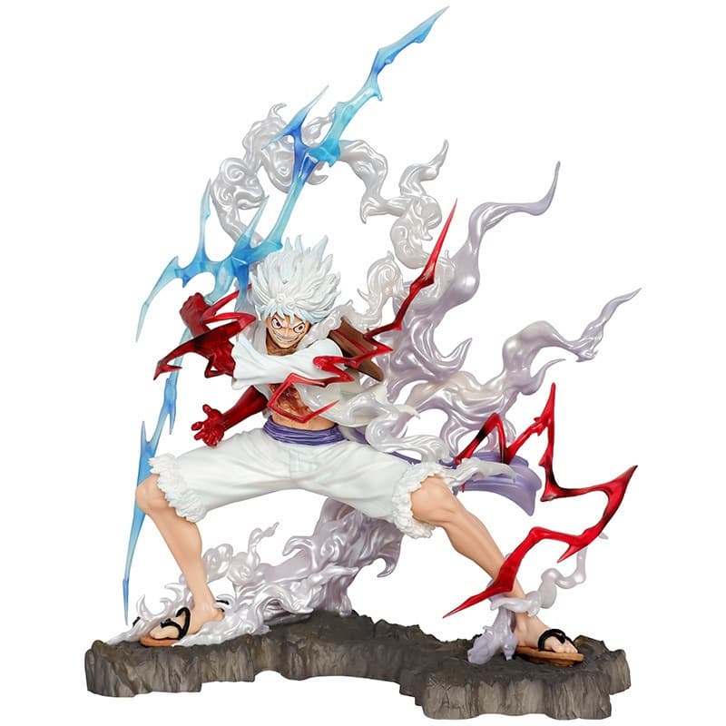 จัดส่งจากประเทศไทย โมเดลฟิกเกอร์ อนิเมะ One Piece Gear 5 Luffy Sun God Nika 5th 21 ซม. ของขวัญ สําหรับตกแต่งบ้าน รถยนต์ รูปที่ 9