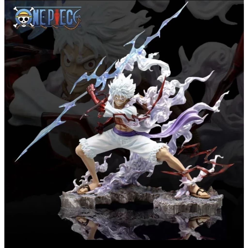 จัดส่งจากประเทศไทย โมเดลฟิกเกอร์ อนิเมะ One Piece Gear 5 Luffy Sun God Nika 5th 21 ซม. ของขวัญ สําหรับตกแต่งบ้าน รถยนต์ รูปที่ 4