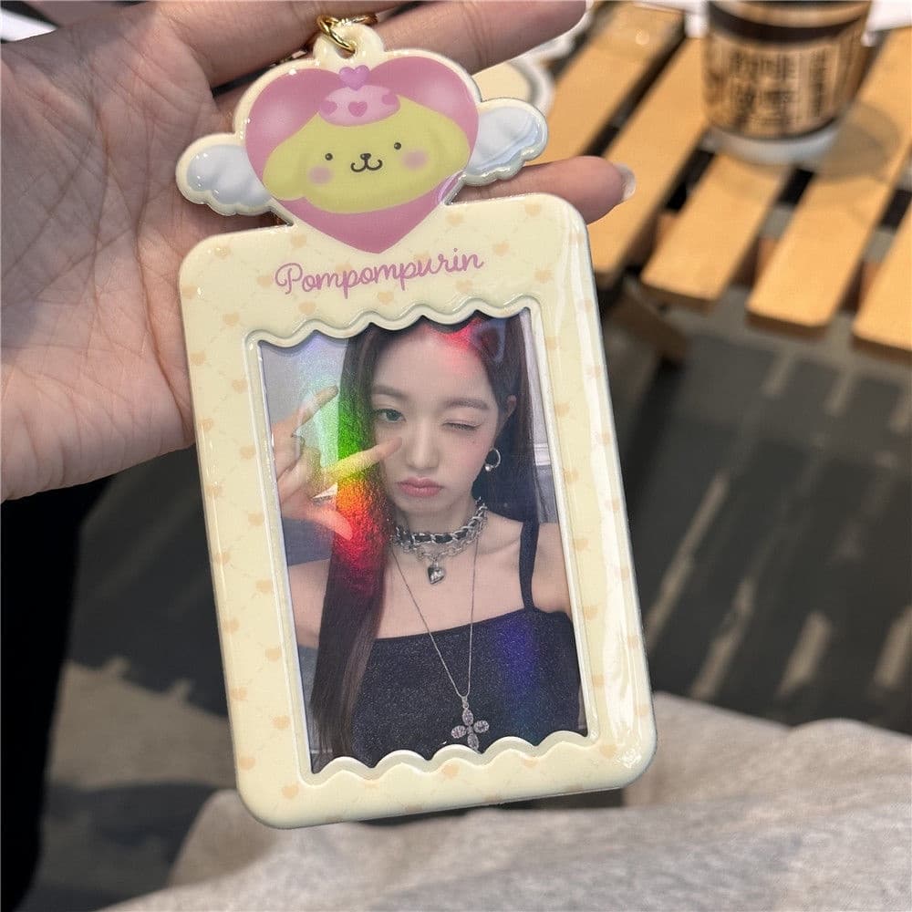 จี้ PVC รูปหัวใจน่ารัก ขนาด 10 ซม. สําหรับใส่บัตรอาหาร โฟโต้การ์ด รูปที่ 7