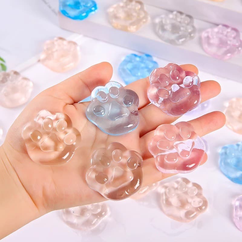 ของเล่นคลายเครียดกรงเล็บแมวเยลลี่เด็กผู้ชายเด็กผู้หญิงนักเรียนของเล่นของขวัญเล็กน้อย捏捏乐猫爪男孩女孩解压玩具Peach boy girl decompression toy รูปที่ 1