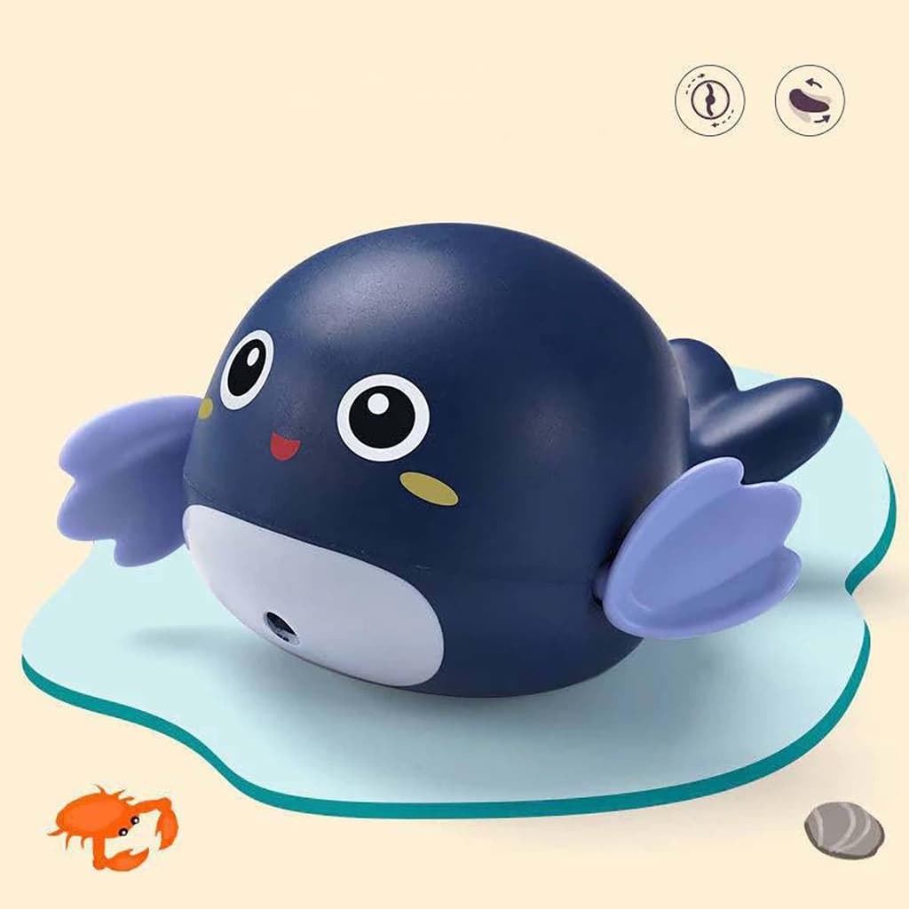 ของเล่นสระน้ำ เป็ดปั่น เต่าปั่น ไขลานว่ายน้ำ ของเล่นว่ายน้ำWind Upของเล่นสำหรับเด็กวัยหัดเดิน 1-3 ปี รูปที่ 3
