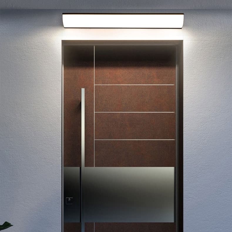 IP65 LED โคมไฟติดผนังกันน้ำกลางแจ้ง/โคมไฟผนัง ระเบียง LED โคมไฟติดผนังกลางแจ้ง/วิลล่าสวนกันน้ำ ไฟติดผนัง รูปที่ 7