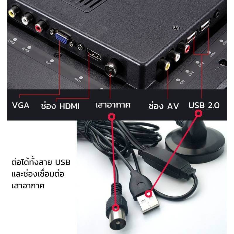 ยอดขายอันดับ1 DIGITAL TV ANTENNA รุ่น DVB-T2 เสาอากาศทีวีดิจิตอล เสารับสัญญาณทีวีดิจิตอล รูปที่ 8