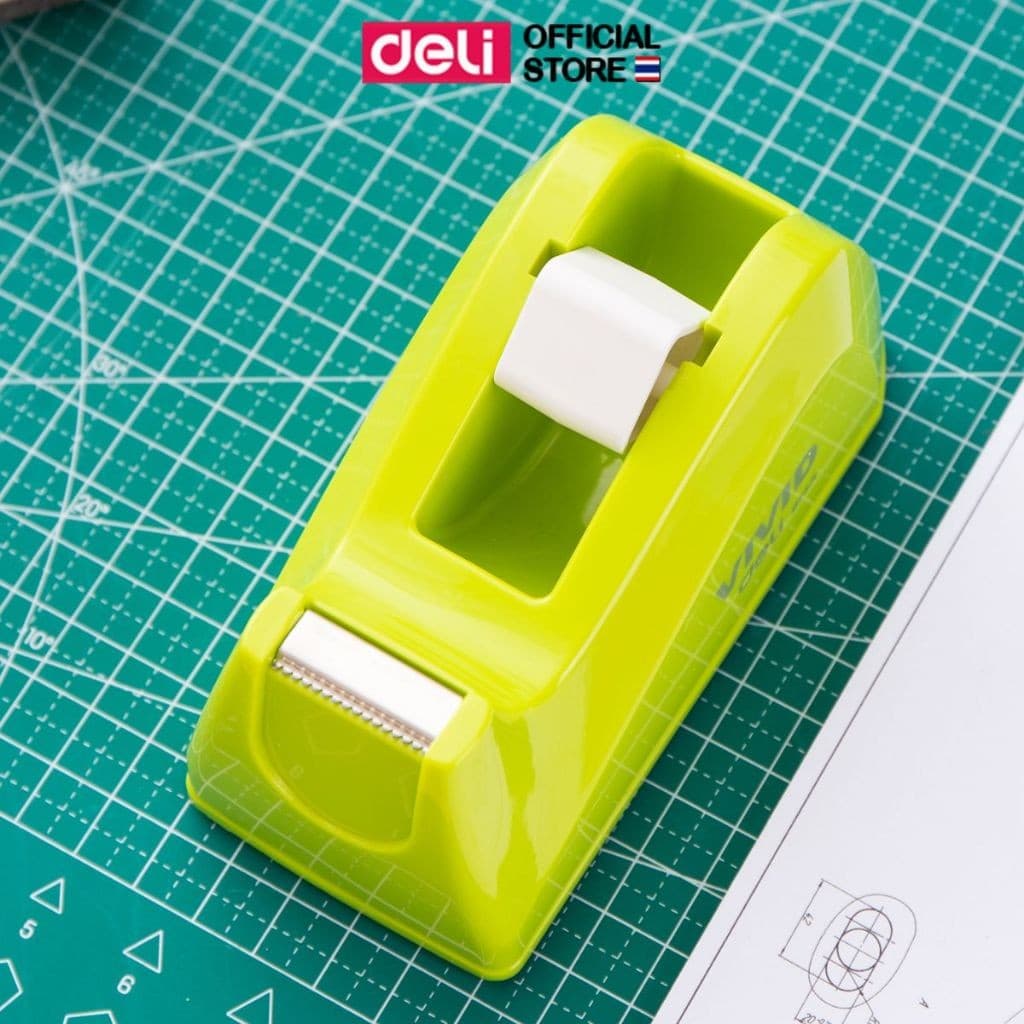 แท่นตัดเทป Deli แท่นตัดขนาดเล็ก สีสันสดใส เทป เทปใส อุปกรณ์สำนักงาน อุปกรณ์เครื่องเขียน รูปที่ 9