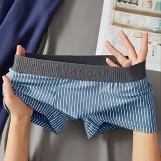 กางเกงบ็อกเซอร์ขาสั้น boxer กางเกงในผู้ชาย ผ้าคอตตอน ยืดหยุ่น ระบายอากาศได้ดี สวมใส่สบาย ไร้รอยต่อ รูปที่ 5