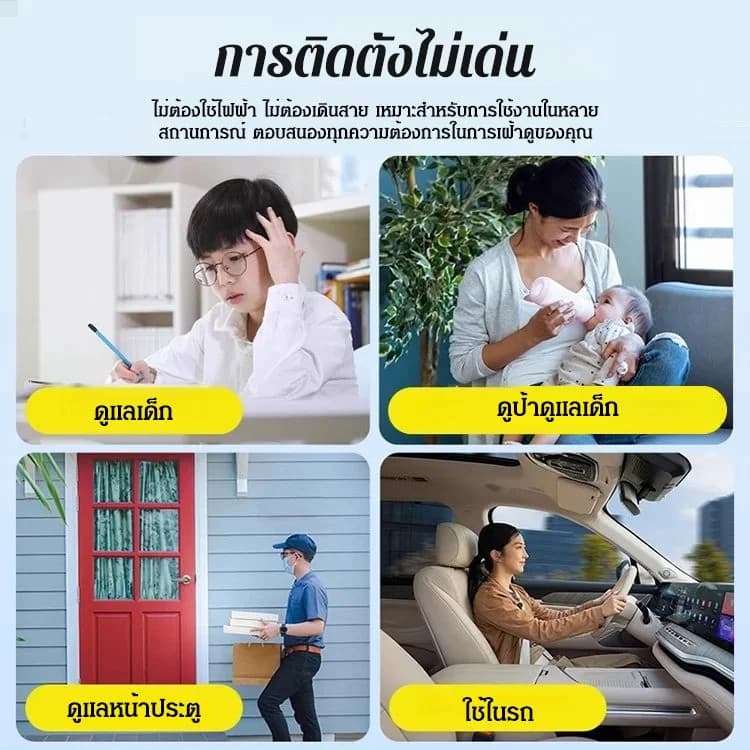 HD 1080P mini กล้องวงจรปิด wifi กล้องวงจรปิดไร้สายขนาดเล็กสำหรับใช้ในบ้านความละเอียดสูง X10 กล้องวงจรขนาดเล็ก รูปที่ 7