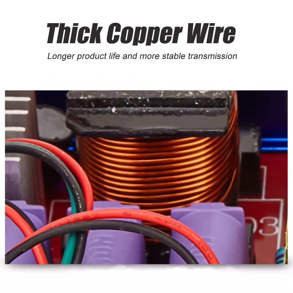 อัลตราโซนิกอินเวอร์เตอร์ 98000W DC 12V สีน้ำเงินเครื่องตกปลาไฟฟ้าอัลตราโซนิกอินเวอร์เตอร์เครื่องตกปลาฟิชเชอร์พลังงานสูง รูปที่ 8