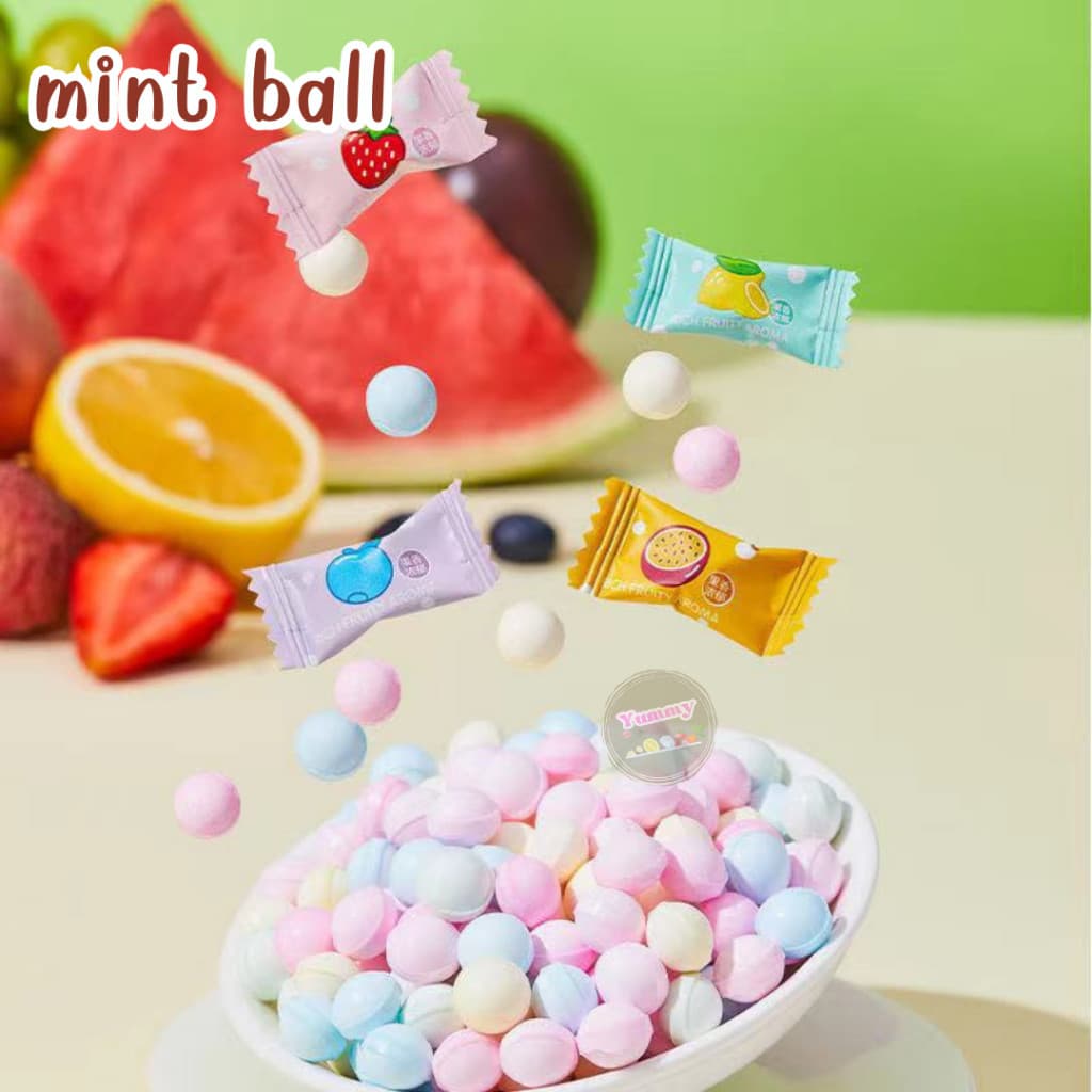 Mungkung ถูกมาก ลูกอมมิ้นต์ 300 กรัม อร่อย เย็น สดชื่น แก้ง่วง ลูกอมทานเล่น ขนม ลูกอม มินิบอล เม็ดจิ๋วแต่เย็นมาก รูปที่ 6