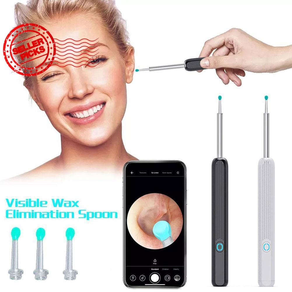 ช้อนแคะหู แบบเปลี่ยน สําหรับเครื่องทําความสะอาดหูอัจฉริยะไร้สาย NE3 L8I6 3 ชิ้น ต่อชุด รูปที่ 1