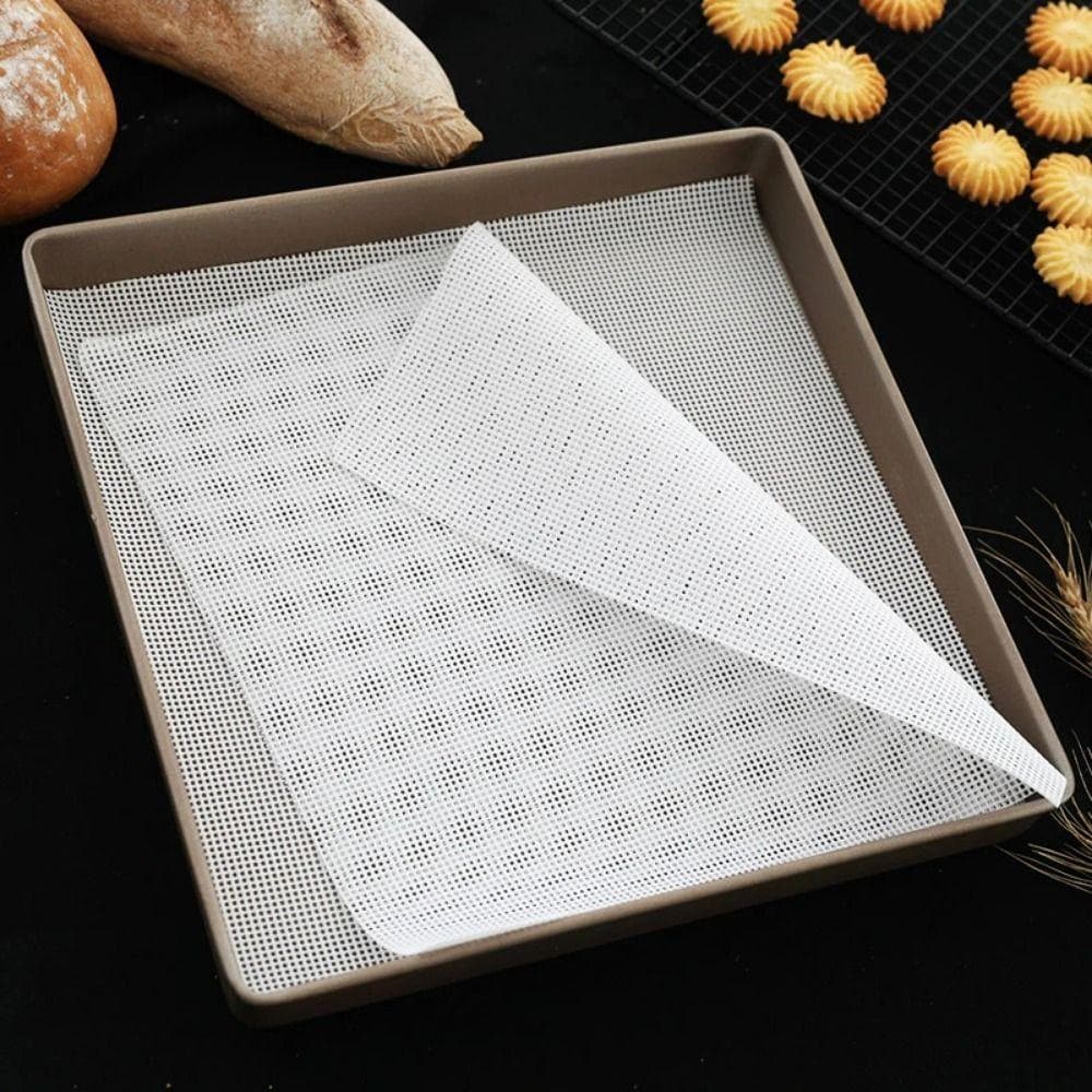 BAIHEIH 1 ชิ้น Steamer ตาข่าย Pad, เตาอบอุปกรณ์ครัวซิลิโคน Dehydrator แผ่น,สแควร์ Non-Stick อาหารผลไม้เครื่องเป่านํากลับมาใช้ใหม่เบเกอรี่ Mat รูปที่ 2