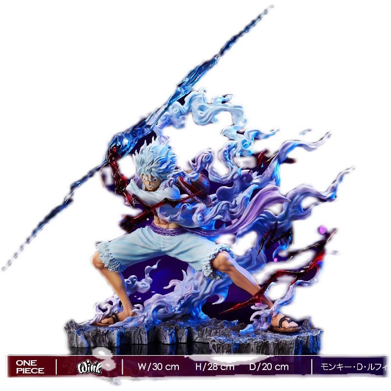 จัดส่งจากประเทศไทย โมเดลฟิกเกอร์ อนิเมะ One Piece Gear 5 Luffy Sun God Nika 5th 21 ซม. ของขวัญ สําหรับตกแต่งบ้าน รถยนต์ รูปที่ 5