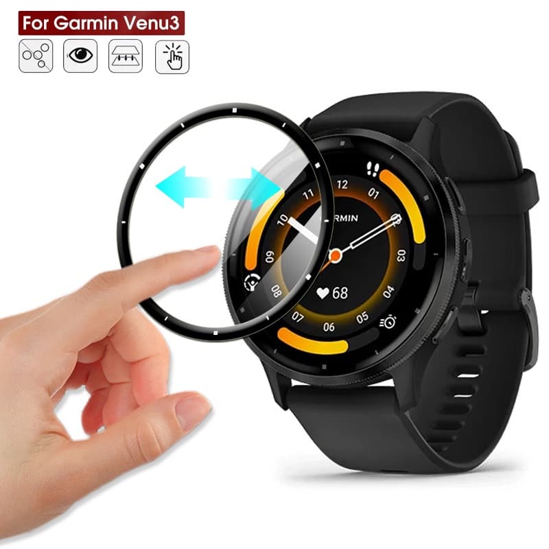 ฟิล์มกันรอยหน้าจอ 3D PMMA Soft film สําหรับ Garmin Venu 4 3 45mm 3s 41mm รูปที่ 2