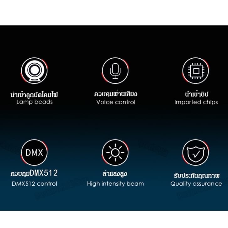 ไฟแฟลชเวที 60 วัตต์ ไฟเวที ไฟแฟลช KTV แฟลช LED Light Bar ไฟหัวเลเซอร์ led mini spider light หรือไฟแมงมุม รูปที่ 6