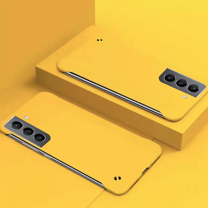 Ultra Slim PC Frameless สําหรับ Samsung Galaxy S22 S23 S24 S25 Ultra S23 S24 FE Plus Matte เคสโทรศัพท์ T03 รูปที่ 2