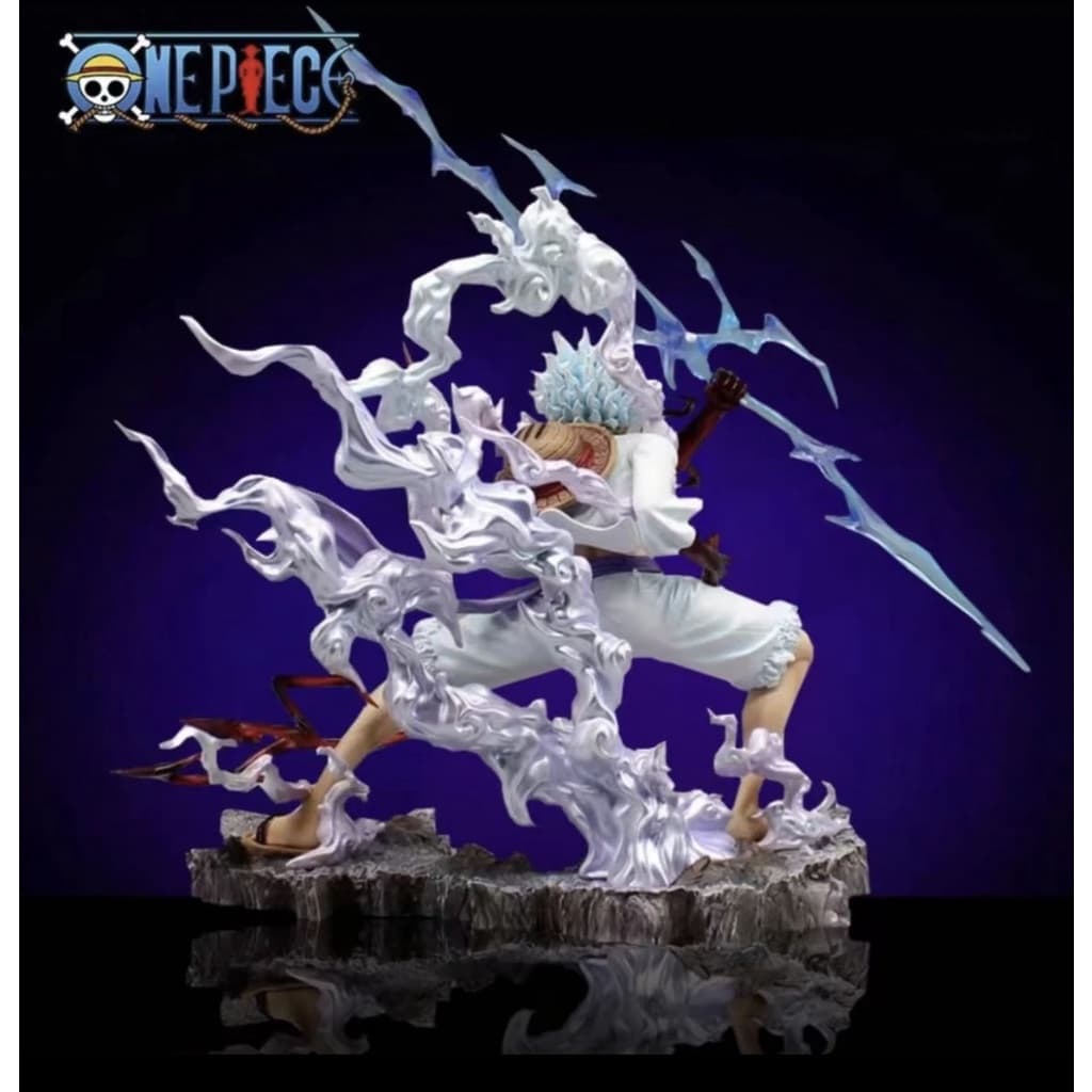 จัดส่งจากประเทศไทย โมเดลฟิกเกอร์ อนิเมะ One Piece Gear 5 Luffy Sun God Nika 5th 21 ซม. ของขวัญ สําหรับตกแต่งบ้าน รถยนต์ รูปที่ 3