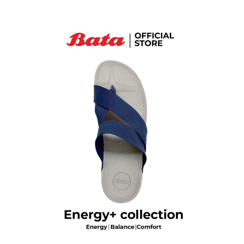Bata บาจา Energy+ MIDNIGHT BLUE COLLECTION รองเท้าสายผ้าไนลอแบบสวมยอดฮิตหรับผู้หญิง สีน้ำเงิน รหัส 5719344 รูปที่ 5