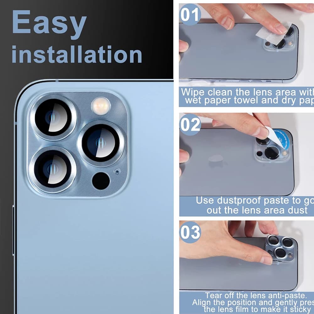 กระจกกันรอยกล้อง for iPhone 11 13 16 Pro Max Case iPhone 13 14 15 17 Pro Max 17 Air เลนส์เกราะแบบบูรณาการ รูปที่ 7