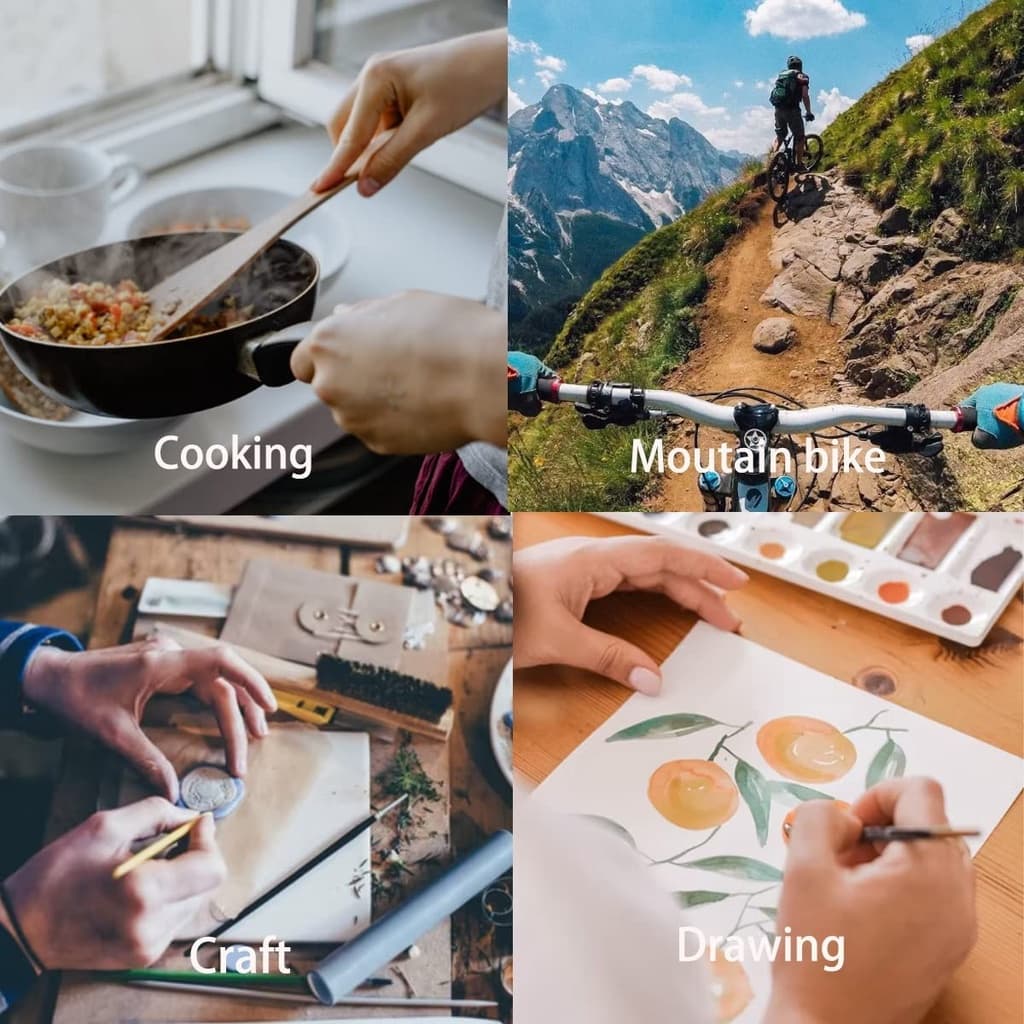 คลิปสายรัดหน้าอกโทรศัพท์มือถือ 360 องศาสายคล้องหน้าอกใช้กับGoProโทรศัพท์ได้ทุกรุ่น รูปที่ 4