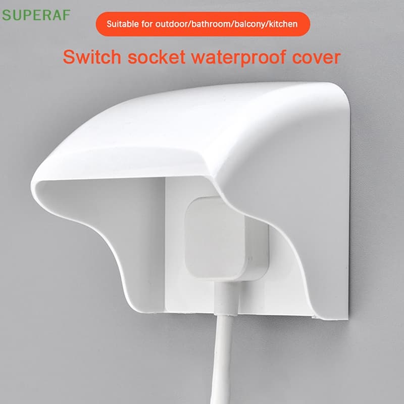 SUPERAF กล่องกันน้ําสากล ผนังโปร่งใส ซ็อกเก็ตไฟฟ้า ฝาครอบ Protector ฝาครอบป้องกันกลางแจ้ง HOT รูปที่ 3