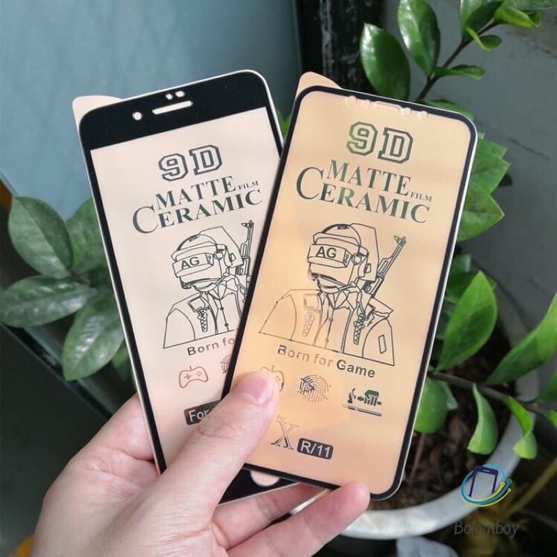 ฟิล์มเซรามิก แบบด้าน/ใส ตกไม่แตก บิดได้งอได้ สำหรับ 15 15 Pro 14 Pro Max 13 Pro 12 Pro 11 Pro Max 11 XS Max/XR/X/8/7/6 รูปที่ 8