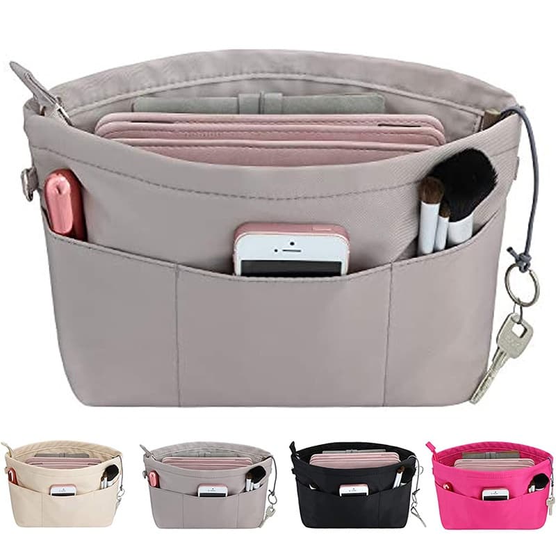 LONGCHAMP กระเป๋าไนลอนออแกไนเซอร์ใส่กระเป๋าถือหรูหรา ซิปกระเป๋าด้านใน 13 ช่อง รูปที่ 1