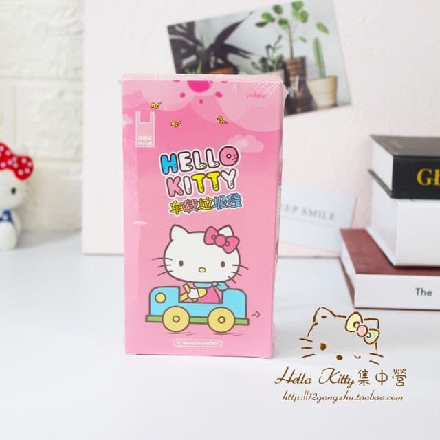 ถุงขยะพลาสติก แบบใช้แล้วทิ้ง ลาย Hello Kitty สีชมพู รูปที่ 6