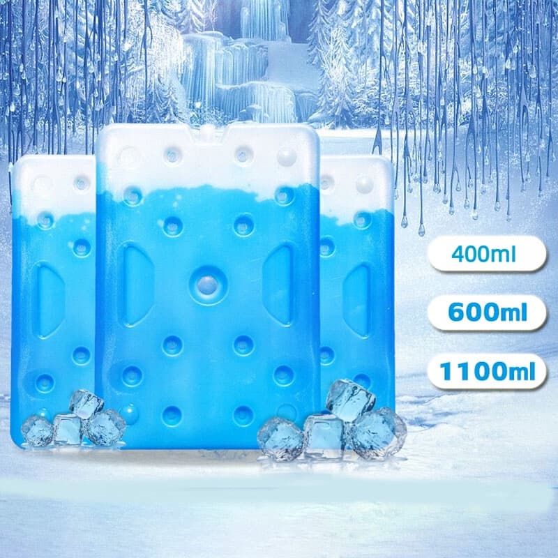 Ice Brick ไอซ์แพคเจล 1100 กรัม น้ำแข็งเทียม เจลเก็บความเย็น น้ำแข็งใส่พัดลมไอน้ำ พัดลมไอเย็น เก็บนมแม่ เจลทำความเย็น รูปที่ 1