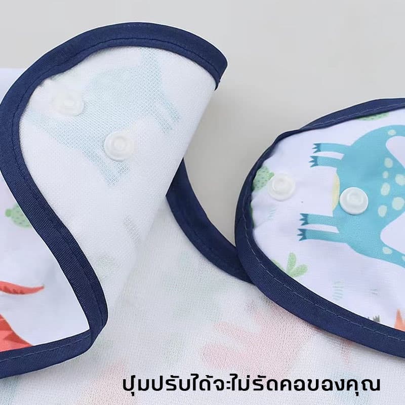 COD ผ้ากันเปื้อนเด็ก แขนยาว กันนน้ำ ฝึกทานอาหาร สําหรับเด็กทารกวัยหัดเดิน รูปที่ 8