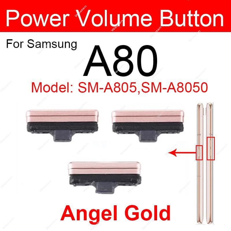 ปุ่มปรับระดับเสียง เปิดปิด ด้านข้าง แบบเปลี่ยน สําหรับ Samsung Galaxy A80 A805F 805X A805N A8050 รูปที่ 5