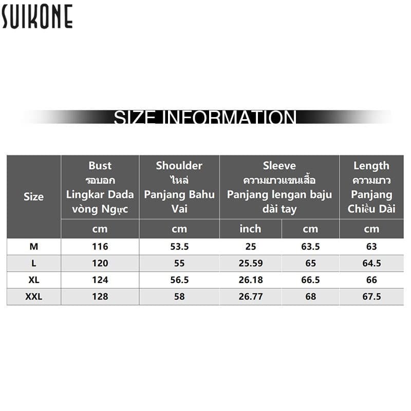 Suikone เสื้อแจ็กเก็ตยีน แขนยาว ซักล้างได้ สไตล์เรโทร แฟชั่นสําหรับผู้ชาย และผู้หญิง รูปที่ 2