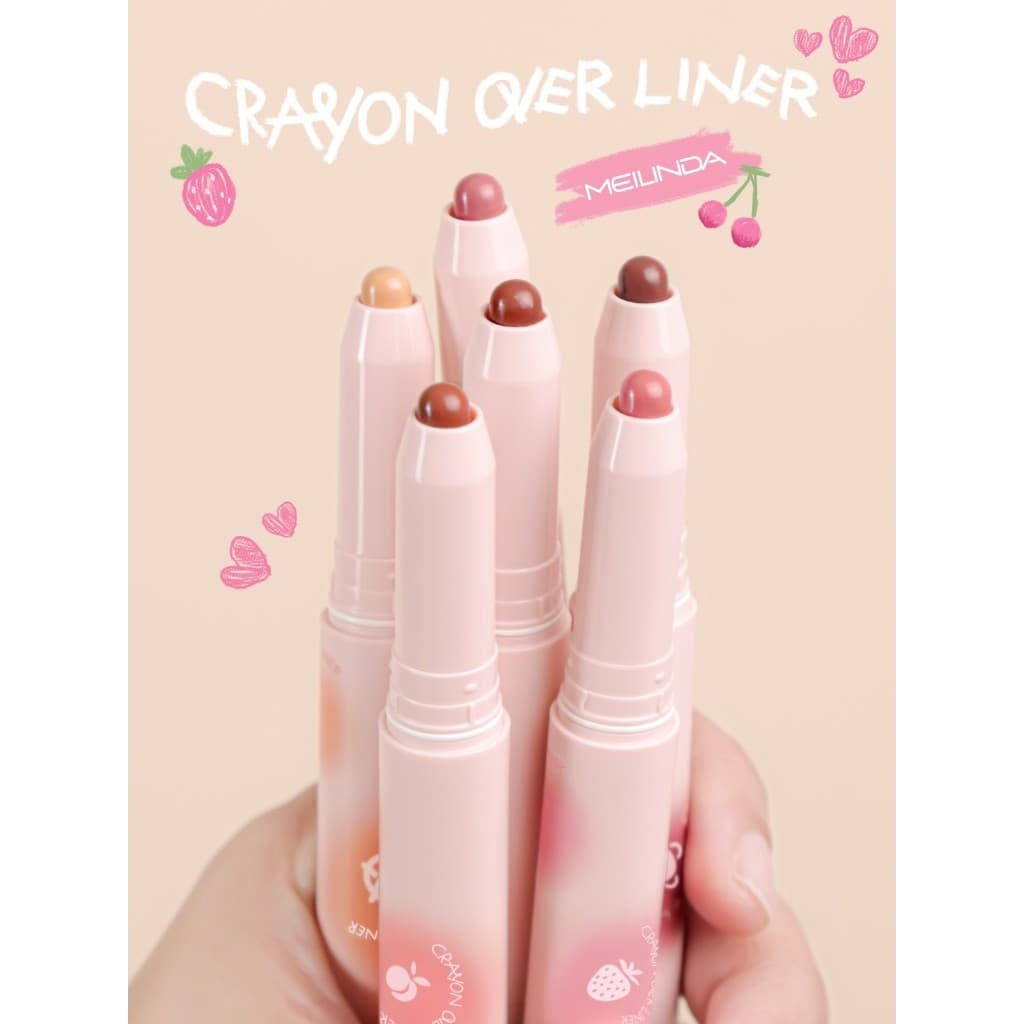 Meilinda Crayon Over Liner ลิปไลเนอร์ เขียนขอบปาก พร้อมแปรงเบลนด์ รูปที่ 5