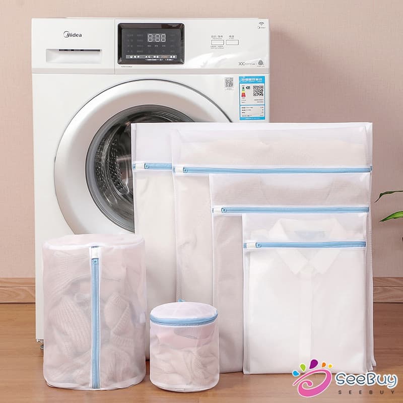 SUY ถุงซักผ้า เนื้อละเอียด ถุงซักถนอมผ้า laundry bag รูปที่ 5