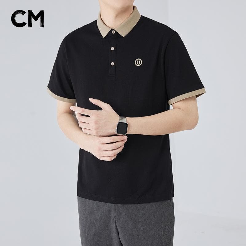 CLIFF เสื้อโปโล ผู้ชาย สไตล์ธุรกิจลำลอง หลายรูปแบบ หลายสี เนื้อผ้านุ่มสบาย ไม่ยับ ไม่ต้องรีด รูปที่ 1