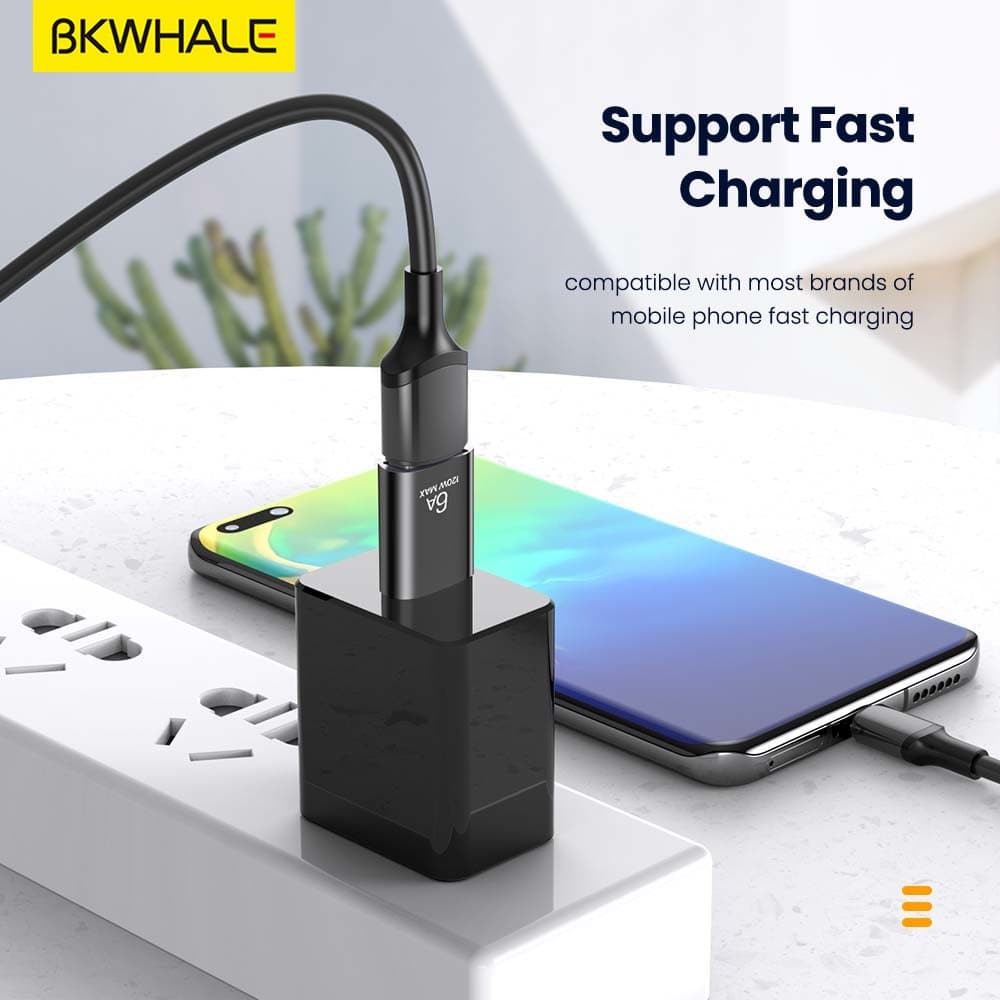 Bkwhale อะแดปเตอร์แปลง usb 3.0 เป็น Type c OTG Type c ตัวผู้ เป็น usb ตัวเมีย สําหรับแล็ปท็อป Xiaomi USBC Adaptador usb a tipo c รูปที่ 3