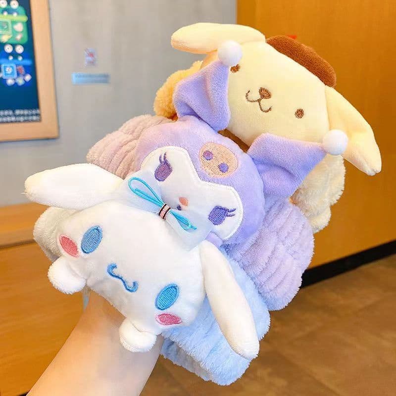 คาดผมน่ารัก ที่คาดผมล้างหน้า 4 สีให้เลือกรูปร่างการ์ตูนน่ารักล้างทำความสะอาดได้ รูปที่ 1